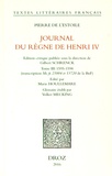 Pierre de L'Estoile - Journal du règne de Henri IV - Tome 3, 1595-1598.
