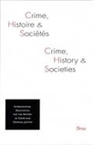  IAHCCJ - Crime, histoire et sociétés Volume 18 N° 1/2014 : .