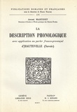 André Martinet - La description phonologique, avec application au parler franco-provençal d'Hauteville (Savoie).