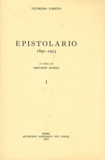 Vilfredo Pareto - Epistolario 1890-1923 - 2 volumes.