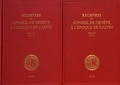 Sandra Coram-Mekkey et Christophe Chazalon - Registres du Conseil de Genève à l'époque de Calvin - Tome 6, 1541, 2 volumes.