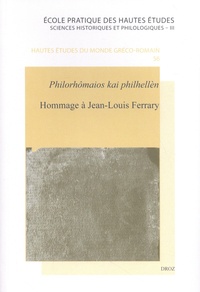 Anna Heller et Christel Müller - Hommage à Jean-Louis Ferrary - Philorhômaios kai philhellèn.
