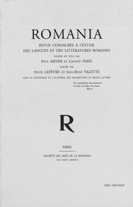 Jean-René Valette et Sylvie Lefèvre - Romania Tome 138 N° 549-550, 2020 : .