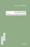 Maxime Cartron - Jean Rousset - Traduire et compiler le baroque.