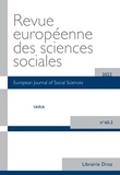 Massimo Borlandi - Revue européenne des sciences sociales. RESS (CVP), n. 60, t. 2/2.