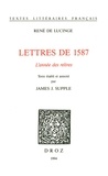René de Lucinge - Lettres de 1587 - L'année des reîtres.
