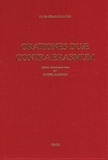 Jules-César Scaliger - Oratio pro M Tullio Cicerone contra des Erasmum (1531) ; Aduersus des erasmi roterod dialogum ciceronianum oratio secunda (1537).