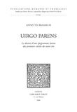 Annette Brasseur-Péry - Uirgo parens - Le destin d'une épigramme latine des premiers siècles de notre ère.