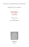 Pernette du Guillet - Rymes (1545).