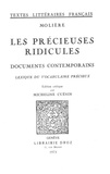 Re Moli - Les Précieuses ridicules - Documents contemporains. Lexique du vocabulaire précieux.
