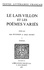 Fran ois Villon - Le Lais Villon et les Poèmes variés - Tome premier, Textes.