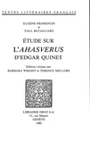 Eug ne Fromentin - Etude sur l'"Ahasverus" d'Edgar Quinet.