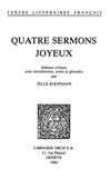  XXX - Quatre sermons joyeux.