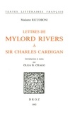 Marie-jean Riccoboni - Lettres de Mylord Rivers à Sir Charles Cardigan.