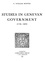 William e. Monter - Studies in Genevan Government : 1536-1605.