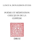 Lanc Donaldson-evans - Poésie et méditation chez Jean de La Ceppède.