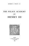 Robert j. Sealy - The Palace Academy of Henry III.