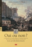 Johann Heinrich Pestalozzi - Oui ou non ? - Ecrits sur la Révolution Française.