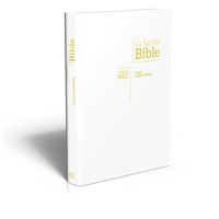  Société biblique de Genève - La Sainte Bible - Couverture blanche souple Vivella, tranches or.