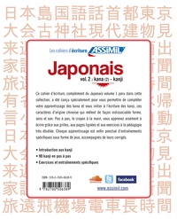 Japonais. Volume 2, Kana (2) - Kanji