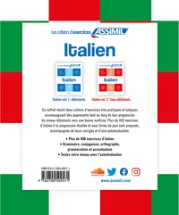 Italien débutants, faux débutants. Coffret en 2 volumes