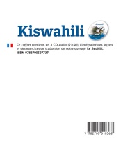 Kiswahili (cd audio swahili) 1e édition