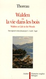 Henry-David Thoreau - Walden ou la vie dans les bois - Edition bilingue français-anglais.