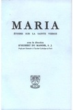 A. Robert - Maria - etudes sur la sainte vierge - tome 1.