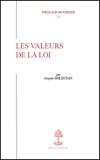 Jacques Goldstain - Les valeurs de la loi.