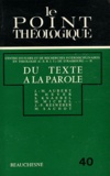 René Heyer - Du texte à la parole.