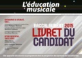 Philippe Morant - Baccalauréat 2015 Epreuve de musique - Livret du candidat.
