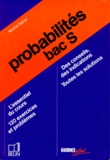 Michel Sahal - Probabilités, bac S.