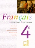 Daniel Salles et Dominique Renard - Français 4e - Lectures et expression.