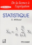 X Milhaud - Statistique.
