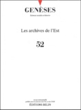  CNRS - Genèses N° 52 : Les archives de l'Est.