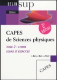 Stéphane Bach et François Buet - CAPES de Sciences physiques - Tome 2, Chimie, cours et exercices.