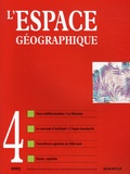 Vincent Clément et Pierre Carrega - L'espace géographique Tome 34 N° 4, 2005 : .