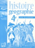 Eric Chaudron et Rémy Knafou - Histoire-géographie 4e - Fichier du professeur.