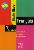 Emmanuel Boisset et Françoise Lagache - Français 1e L, ES, S.