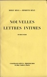 Ernest Renan - Nouvelles lettres intimes 1846.