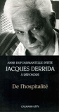 Jacques Derrida et Anne Dufourmantelle - De l'hospitalité - Précédé de Invitation.