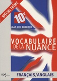 Jean-Luc Bordron - Vocabulaire de la nuance français-anglais.