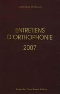 Didier-Jacques Duché - Entretiens d'orthophonie 2007.
