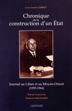 Louis-Joseph Lebret - Chronique de la construction d'un Etat - Journal au Liban et au Moyen-Orient (1959-1964). 1 Cédérom