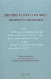 Salam Diab-Duranton et Georges Kleiber - Proverbes et locutions figées - Description et catégorisation.
