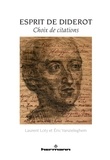 Laurent Loty et Eric Vanzieleghem - Esprit de Diderot - Choix de citations.