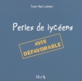 Jean-Noël Leblanc - Perles de lycéens.