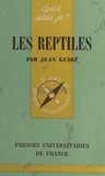 Jean Guibé et Paul Angoulvent - Les reptiles.
