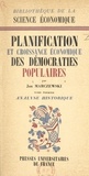 Jan Marczewski et Emile James - Planification et croissance économique des démocraties populaires (1) - Analyse historique.