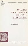 Jean Koenig et  Faculté de théologie protestan - Oracles et liturgies de l'exil babylonien.